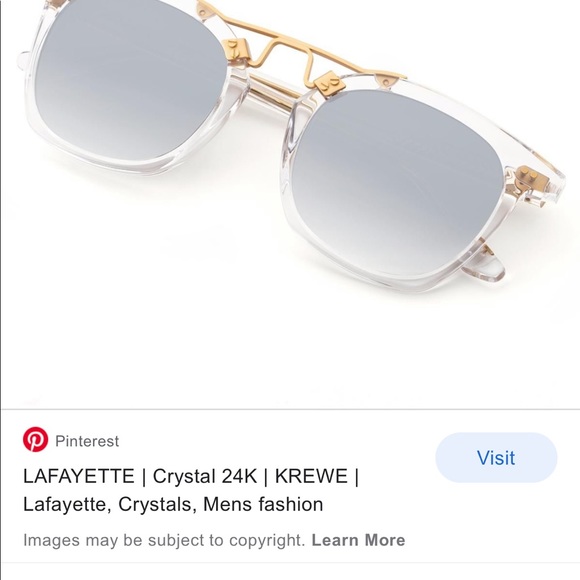 KREWE Accessories Krewe Lafayette Crystal 24k Sunglasses Poshmark